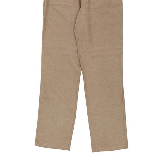 Vintage beige Armani Jeans Trousers - womens 30" waist