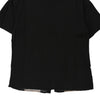 Vintage black Van Heusen Hawaiian Shirt - mens large