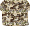 Vintage beige Natural Issue Hawaiian Shirt - mens medium