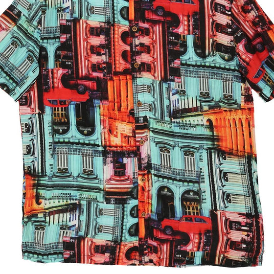 Vintage multicoloured Jay Jays Patterned Shirt - mens large