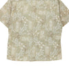 Vintage beige Campia Patterned Shirt - mens x-large