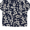 Vintage navy Fashion Hawaii Hawaiian Shirt - mens large