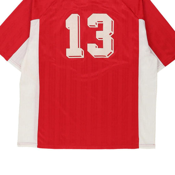 Vintage red Adidas Football Shirt - mens x-large