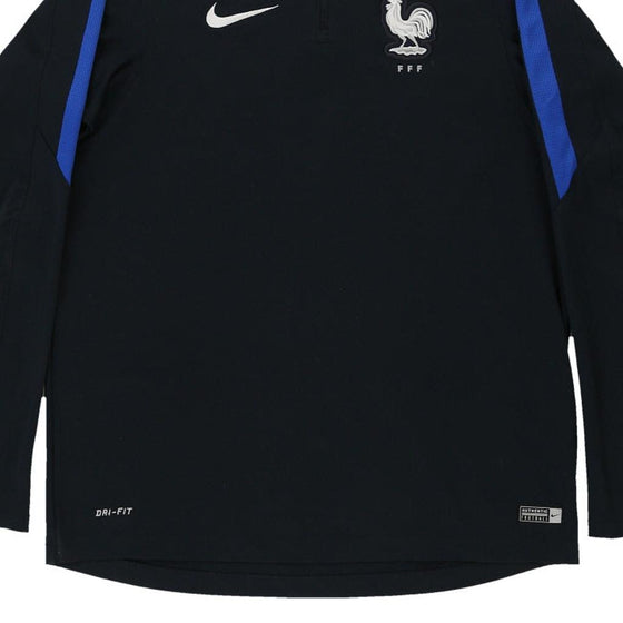 Pre-Loved navy France 2014 Nike Track Jacket - mens large