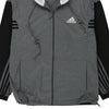 Vintage grey Adidas Track Jacket - mens medium