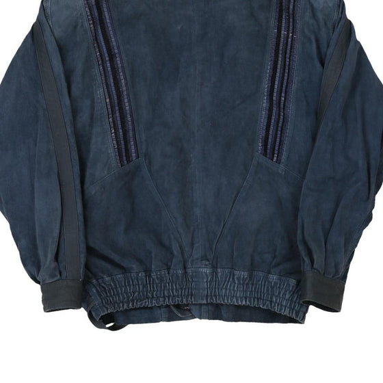 Vintage blue Casacant Suede Jacket - mens x-large