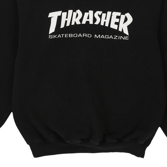 Vintage black Thrasher Sweatshirt - mens medium