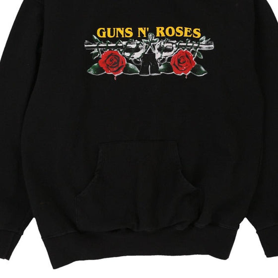 Vintage black Guns N Roses Bone Hoodie - mens large