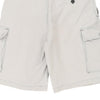 Vintage white Unbranded Cargo Shorts - mens 34" waist