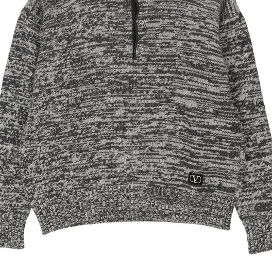 Vintage grey Valentino Jumper - mens large