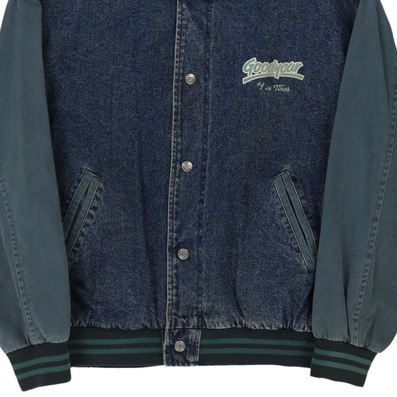 Vintage blue Goodyear Swingster Varsity Jacket - mens x-large