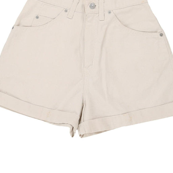 Vintage cream White Tab. 954 Levis Denim Shorts - womens 28" waist