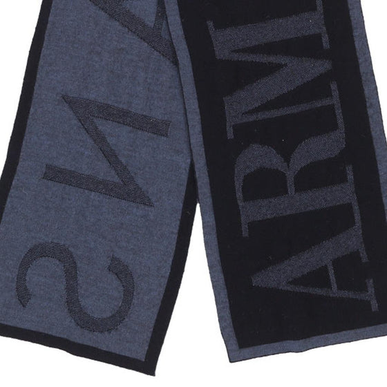 Vintage navy Armani Jeans Scarf - womens no size