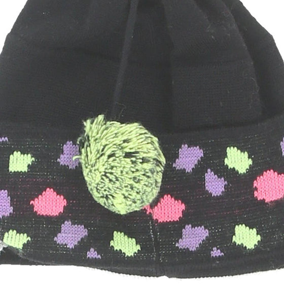 Vintage black Conte Of Florence Beanie - womens no size