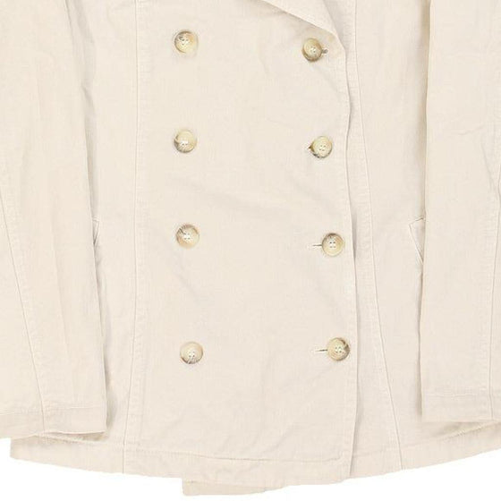 Onyx Jacket - Medium Cream Cotton - Thrifted.com