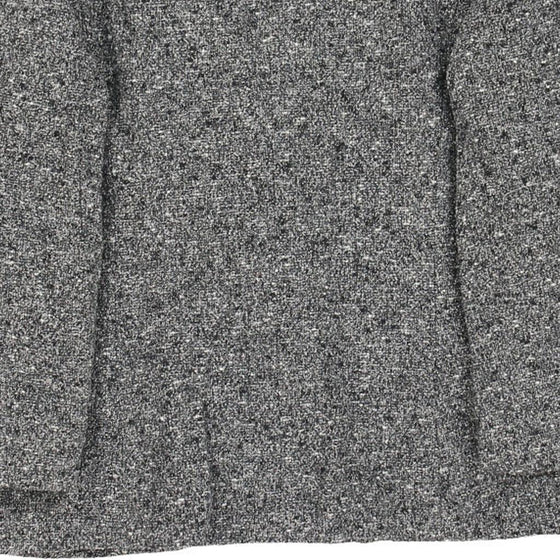 Unbranded Blazer - Large Grey Cotton Blend - Thrifted.com