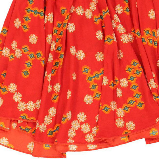 Tamacho Mini Skirt - 25W UK 6 Red Polyester - Thrifted.com