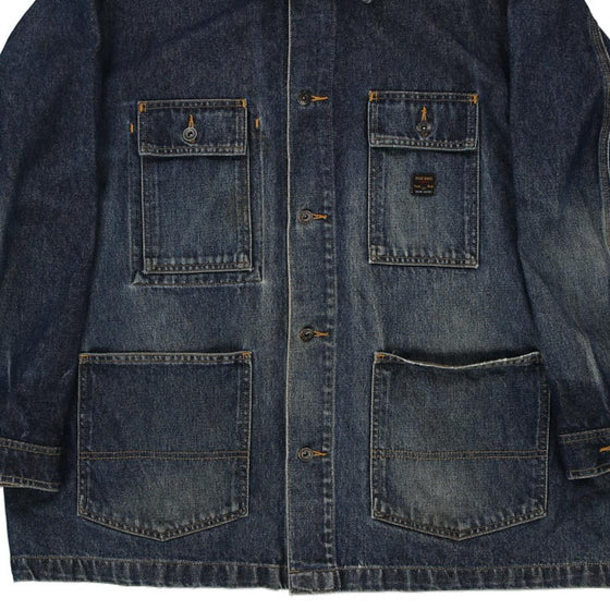 Vintage navy Ralph Lauren Denim Jacket - mens xxxx-large