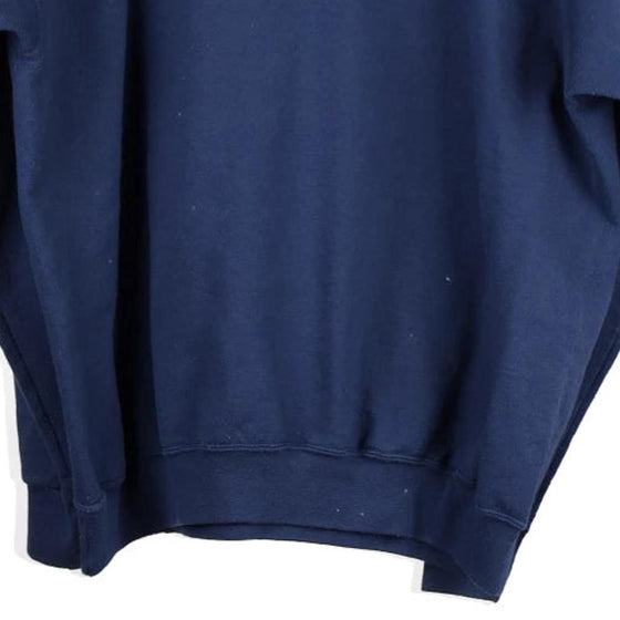 Vintage blue New England Patriots Nfl Sweatshirt - mens xx-large