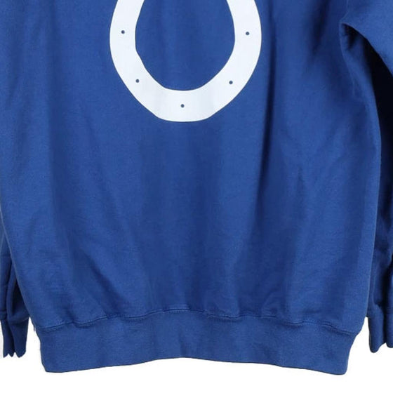 Vintage blue Indianapolis Colts Nfl Hoodie - mens medium
