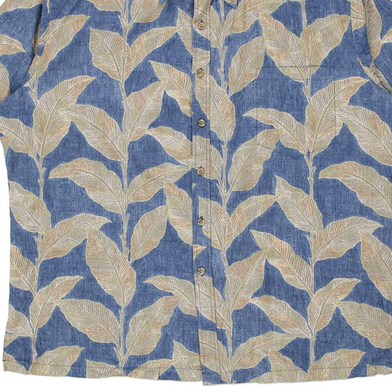 Vintage blue Cooke Street Hawaiian Shirt - mens xx-large