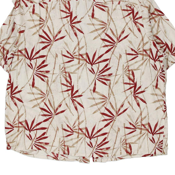 Vintage beige Puritan Hawaiian Shirt - mens x-large