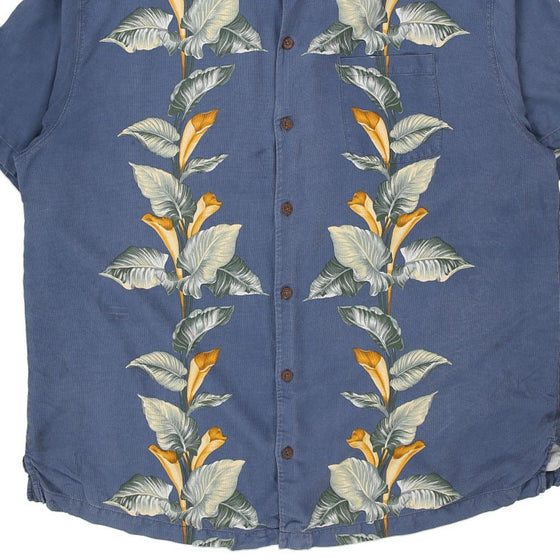 Vintage blue Tommy Bahama Hawaiian Shirt - mens xx-large