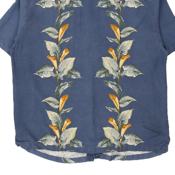 Vintage blue Tommy Bahama Hawaiian Shirt - mens xx-large