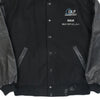 Vintage black Outer Boundary Varsity Jacket - mens medium