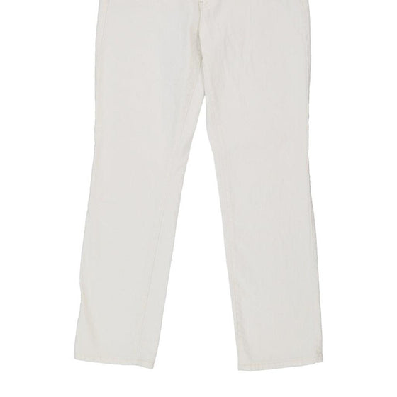 Vintage white 505 White Tab Levis Jeans - womens 32" waist