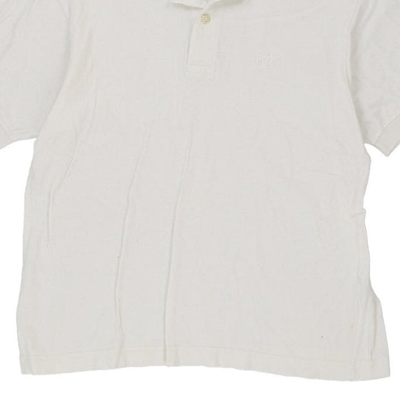 Vintage white Age 14-15 Sergio Tacchini Polo Shirt - boys medium