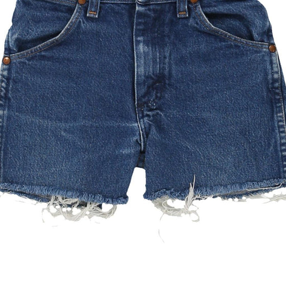 Vintage blue Age 11 Wrangler Denim Shorts - girls 22" waist