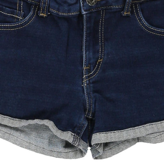 Vintage dark wash Age 8 Levis Denim Shorts - girls 24" waist