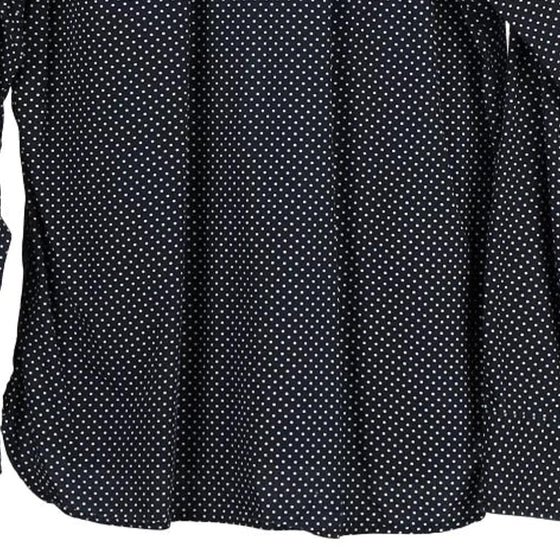 Vintage black Tommy Hilfiger Patterned Shirt - mens medium
