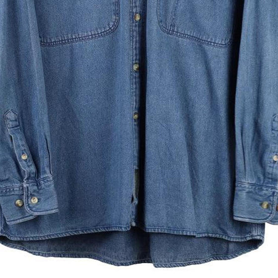 Vintage blue Timberland Denim Shirt - mens large