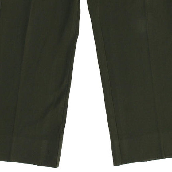 Vintage green Moschino Trousers - womens 34" waist