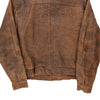 Vintage brown Bermans Leather Jacket - mens x-large