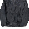 Vintage navy Unbranded Leather Jacket - mens medium