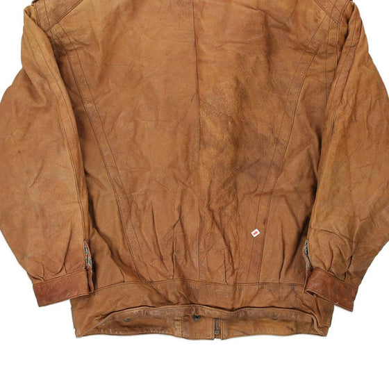 Vintage brown Winlit Leather Jacket - womens medium