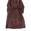 Vintage burgundy Bermans Leather Jacket - womens small