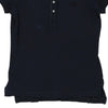 Vintage navy Napapijri Polo Shirt - mens medium