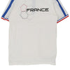 Vintage white France Emporio Armani Polo Shirt - mens medium