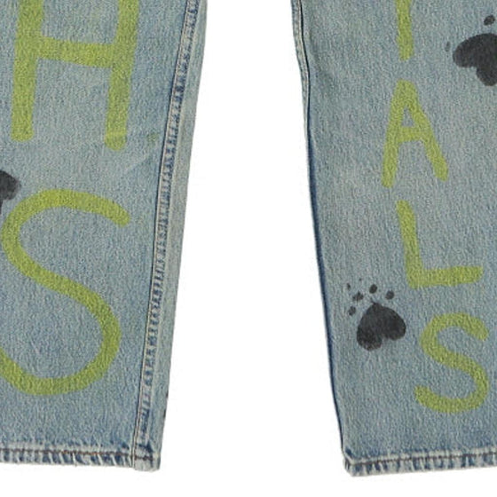 Vintage blue 501. LHS Royals Seniors 1999 Levis Jeans - womens 25" waist