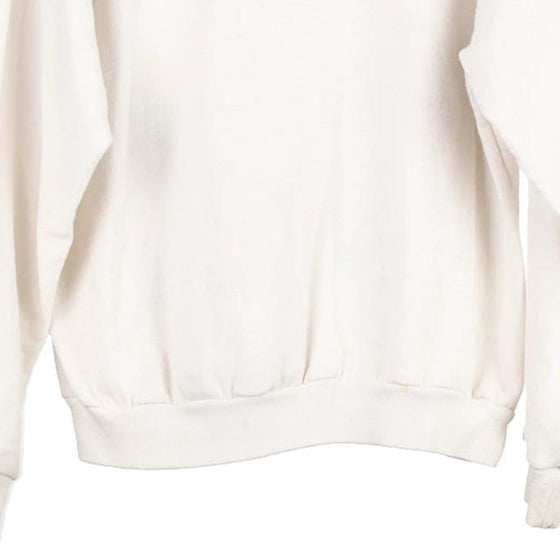 Vintage white Fun Art Sweatshirt - womens medium