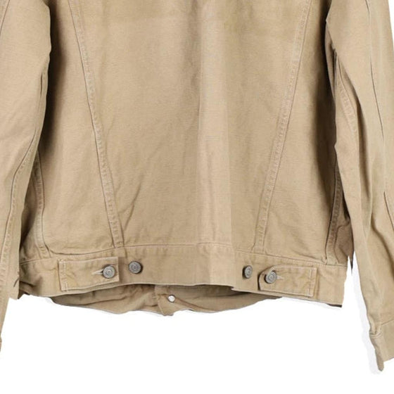 Vintage beige Gap Denim Jacket - mens large
