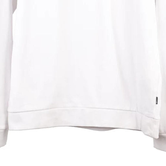 Vintage white Adidas Sweatshirt - mens x-large