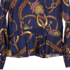 Vintage navy Ralph Lauren Patterned Shirt - womens x-small