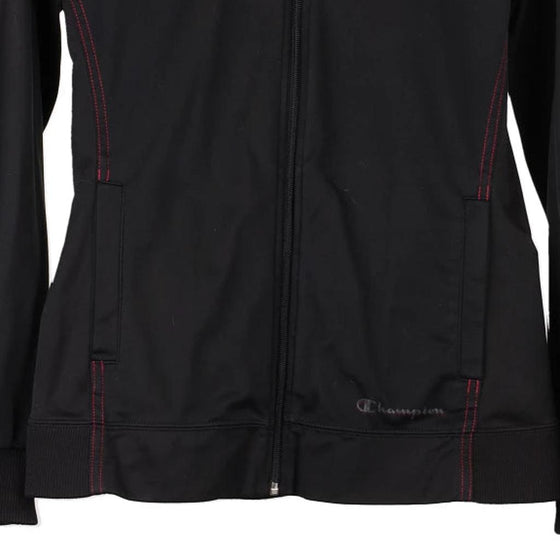 Vintage black Champion Track Jacket - womens small