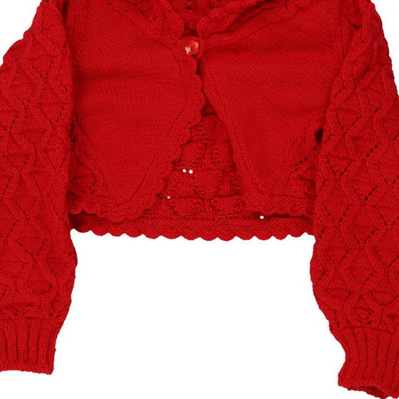 Vintage red Unbranded Cardigan - womens medium
