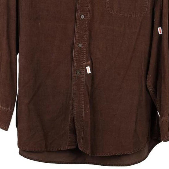 Vintage brown St. Johns Bay Cord Shirt - mens large